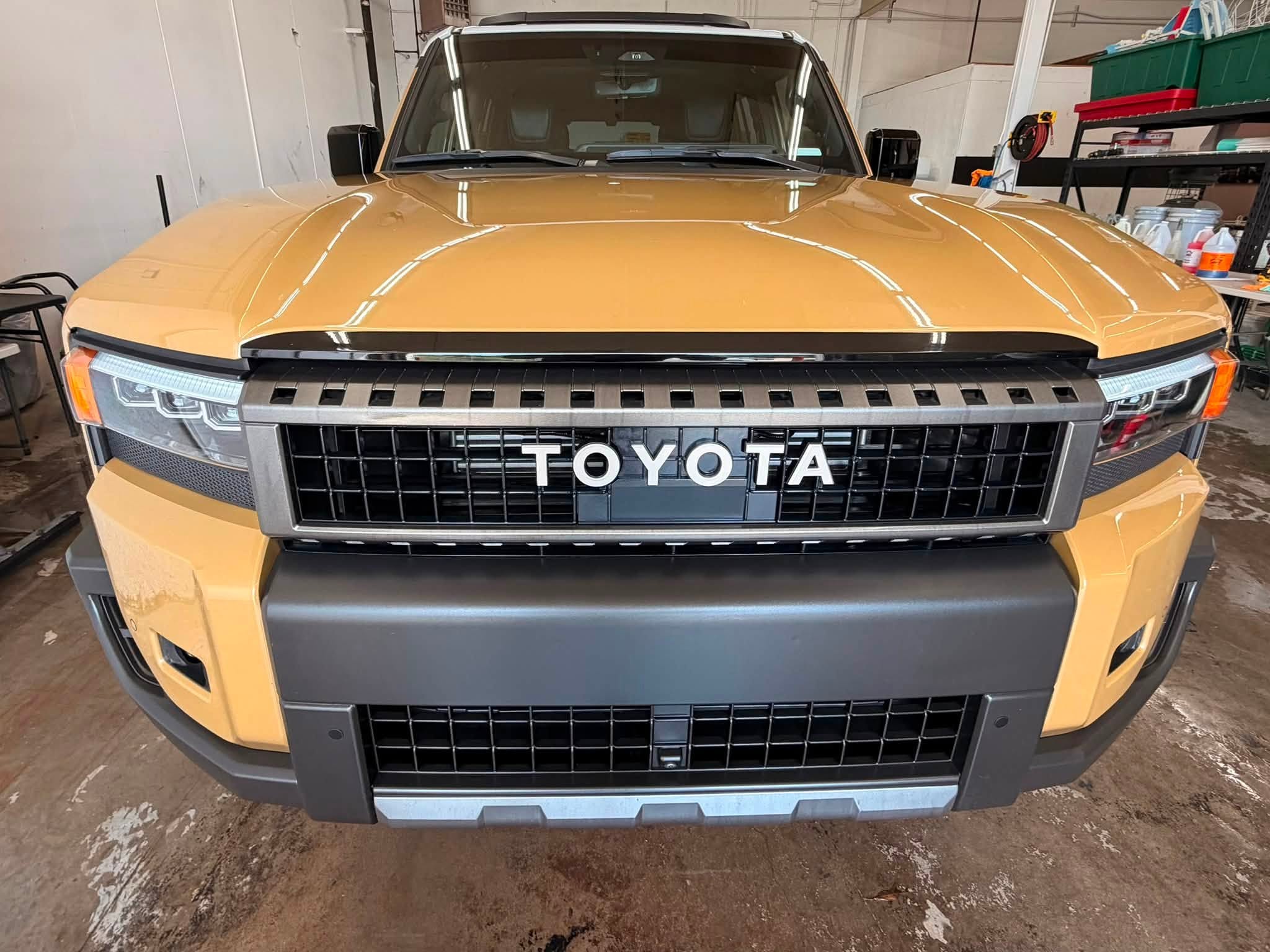 Toyota Land Cruiser grille detail by David's Detail Shop